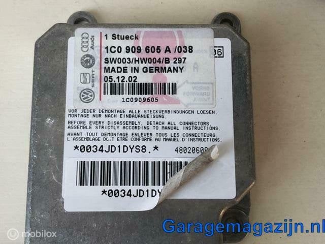 Airbag module Seat Leon 4 origineel 1C0909605/038, Gebruikt, Ophalen of Verzenden, Seat