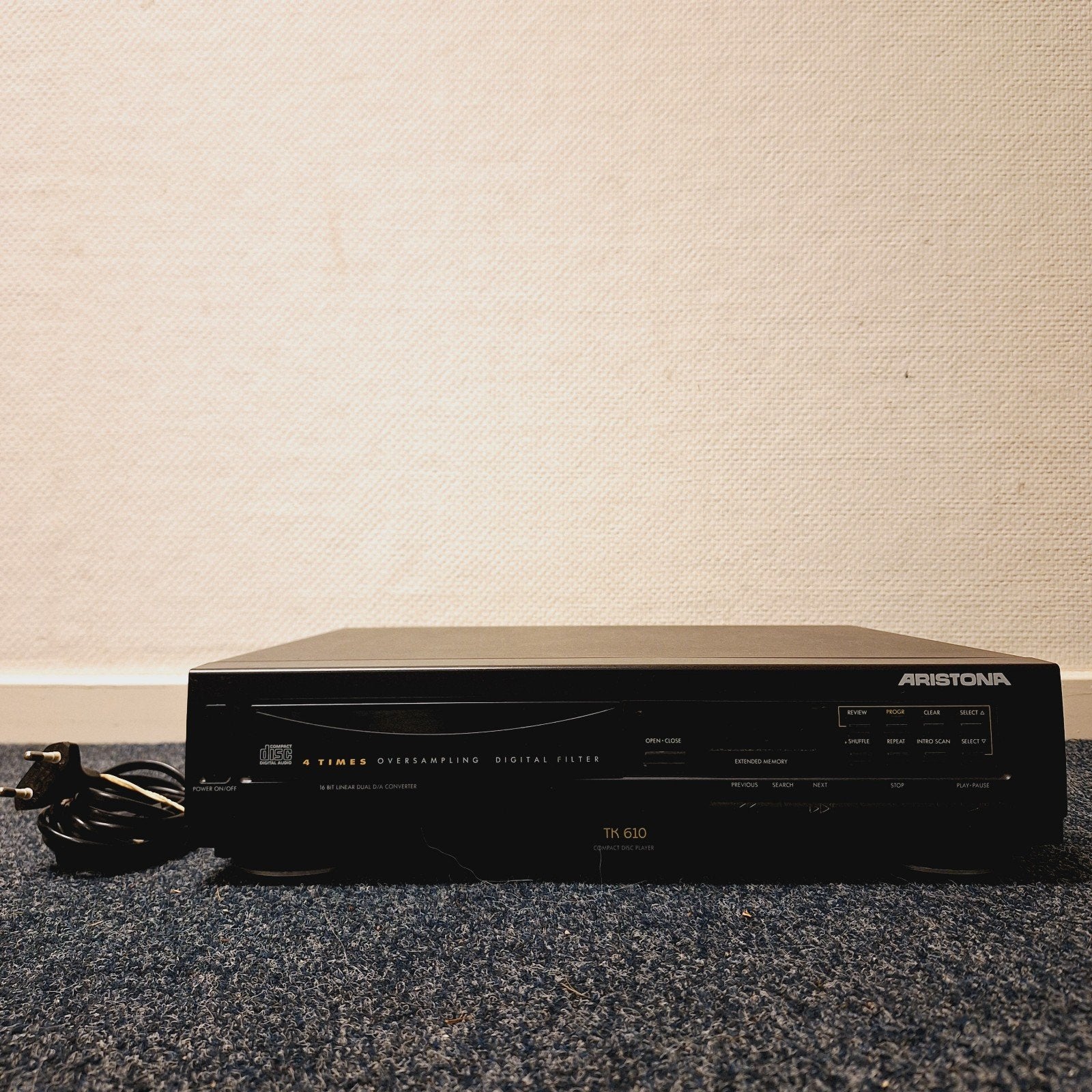 Aristona TK610 - Vintage CD-Speler, Audio, Tv en Foto, Cd-spelers, Overige merken, Gebruikt, ., Draagbaar