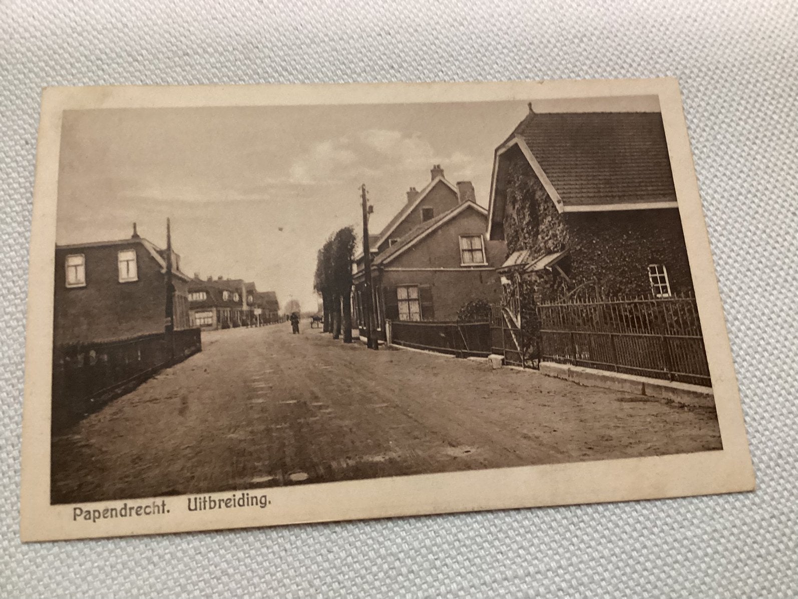 Papendrecht. Uitbreiding. 1 wandelaar, Ophalen of Verzenden, Voor 1920, Gelopen, Zuid-Holland