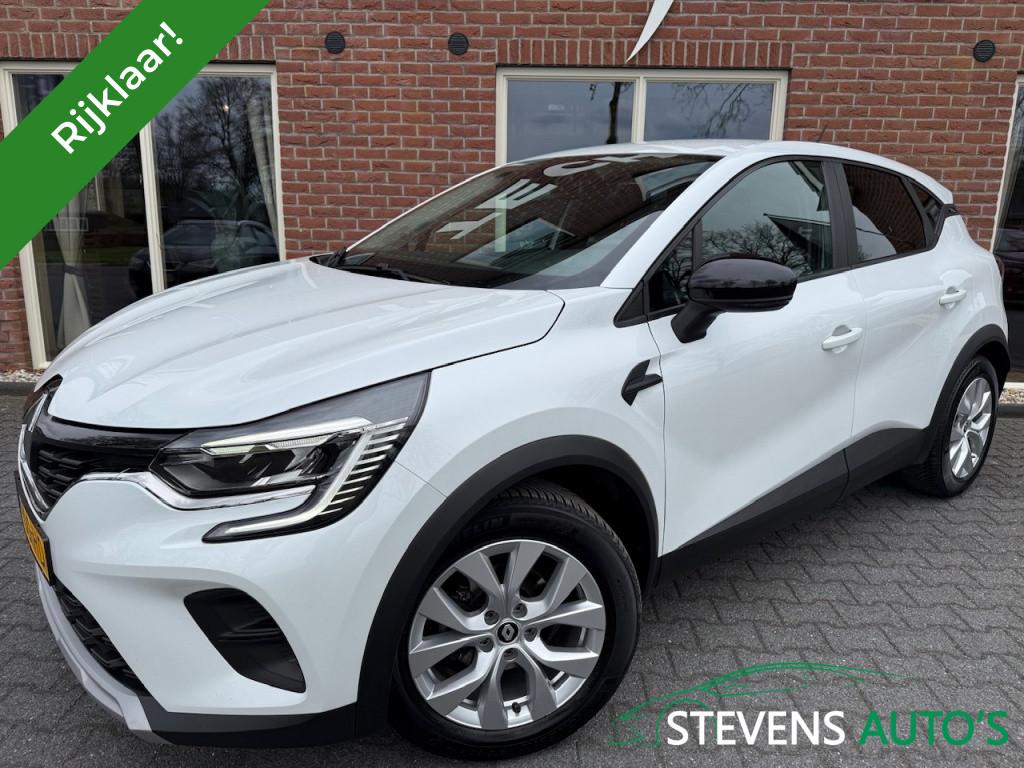 Renault Captur 1.0 TCe Bns Zen TREKHAAK / NAVI / AIRCO / CRU, Auto's, Renault, Stof, Gebruikt, Wit, Origineel Nederlands