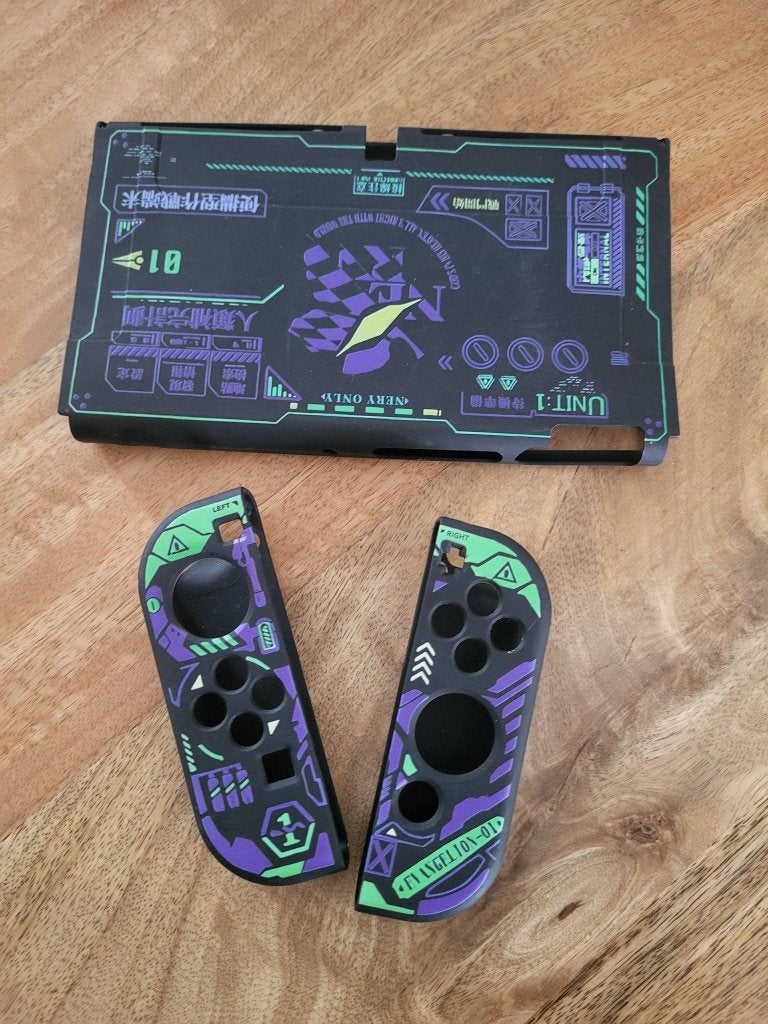 Beschermhoes Nintendo Switch OLED - Neon Genesis Evangelion, Spelcomputers en Games, Ophalen of Verzenden, Nieuw, Zonder controller