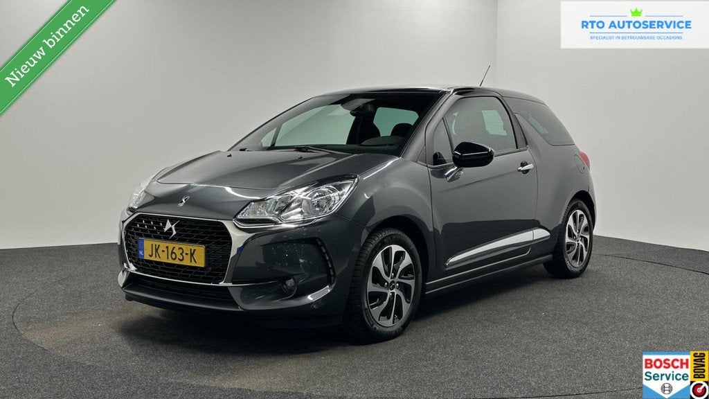 Ds 3 1.2 PureTech So Chic NAVIGATIE ECC CRUISE LM., Auto's, DS, Gebruikt, 1199 cc, Met garantie (alle), 82 pk