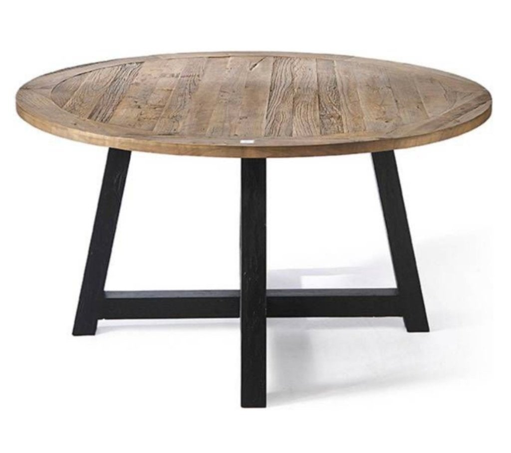 Riviera Maison eettafel Canyamel poten nieuw koopje, Huis en Inrichting, 100 tot 150 cm, Rond, Nieuw, 50 tot 100 cm