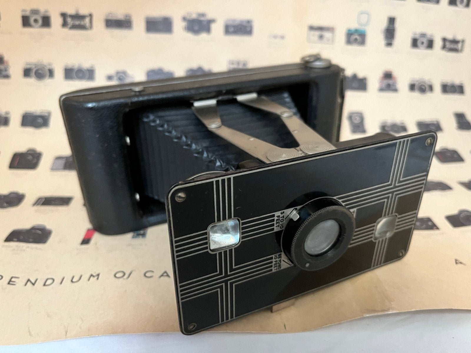 Vintage Kodak Jiffy Six-20 Serie II Balgcamera, Ophalen of Verzenden, Voor 1940, Fototoestel