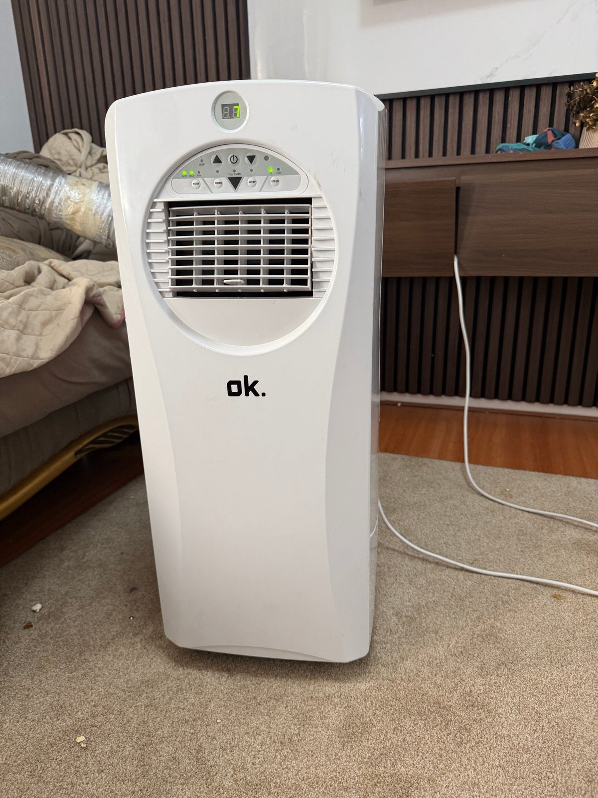 Mobiele airco - OK. - Perfect voor warme dagen, Witgoed en Apparatuur, Airco's, Ophalen, Gebruikt, Minder dan 60 m³, 2 snelheden
