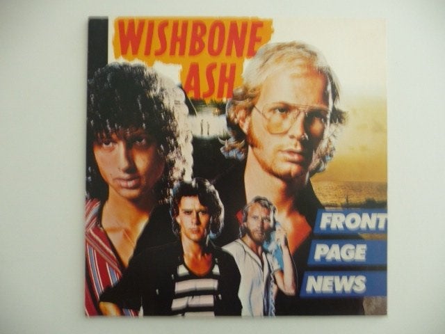 lp WISHBONE ASH - FRONT PAGE NEWS -MCA RECORDS, 1977, LP, Gebruikt, Pop, Ophalen of Verzenden