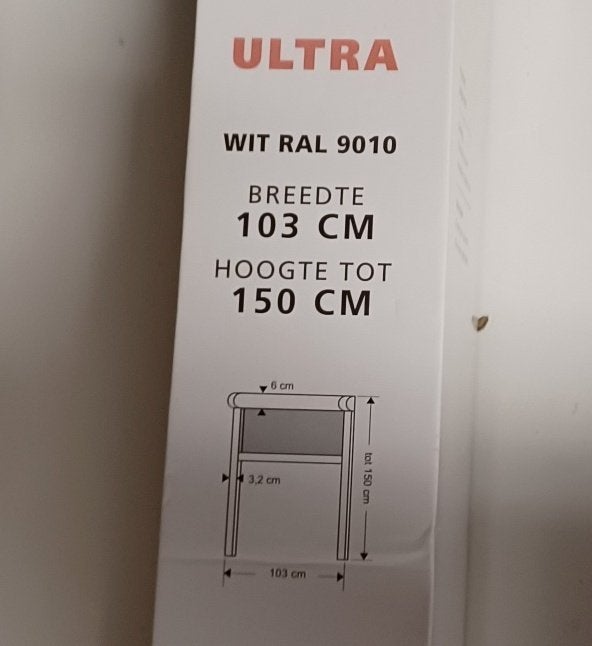 Hamstra Raam Rolhor - maximum breedte x hoogte=103x150 cm, Overige typen, Minder dan 200 cm, Nieuw, Metaal