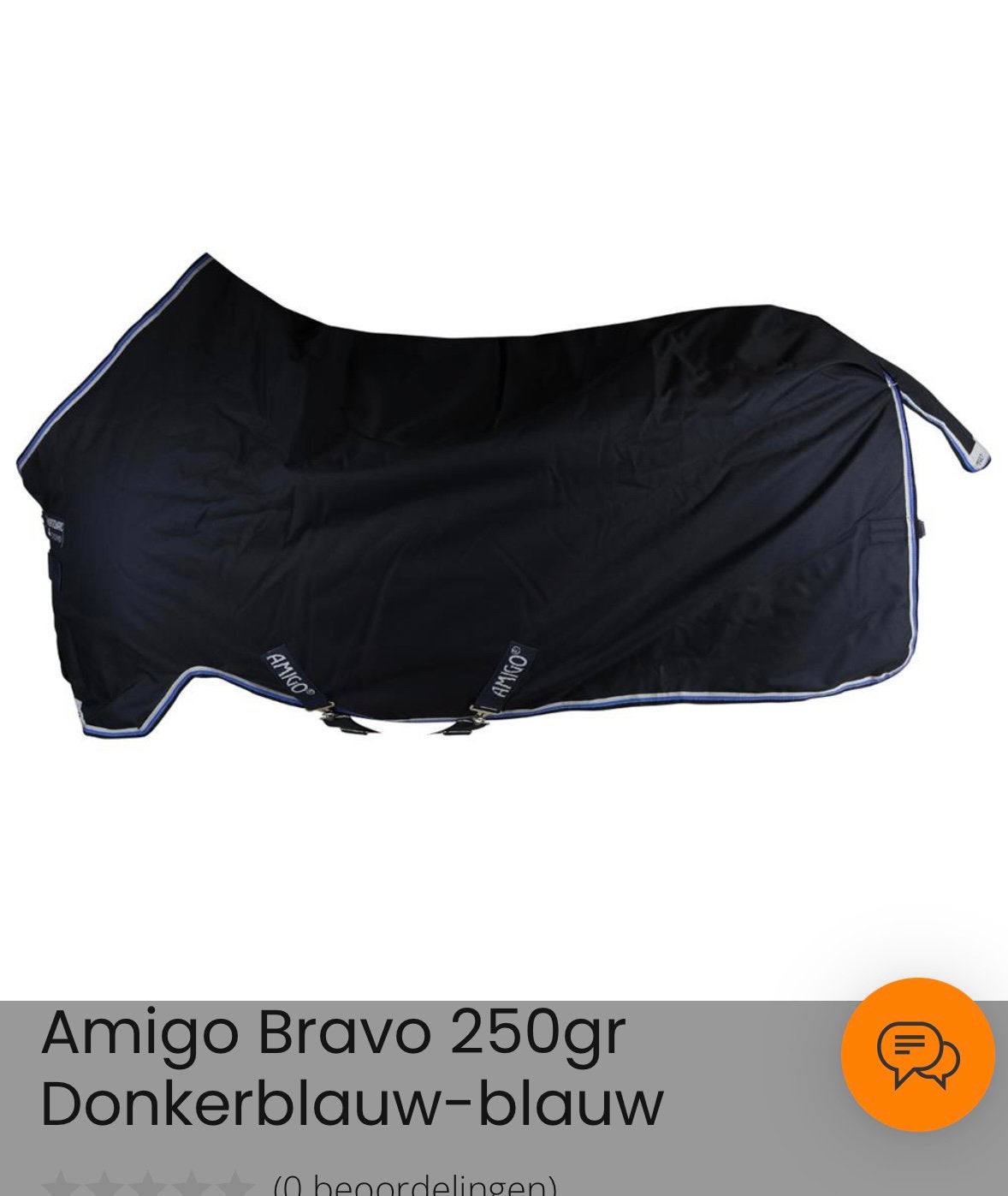 Z.g.a.n. Horseware Amigo Bravo 250 gram, Ophalen of Verzenden, Zo goed als nieuw