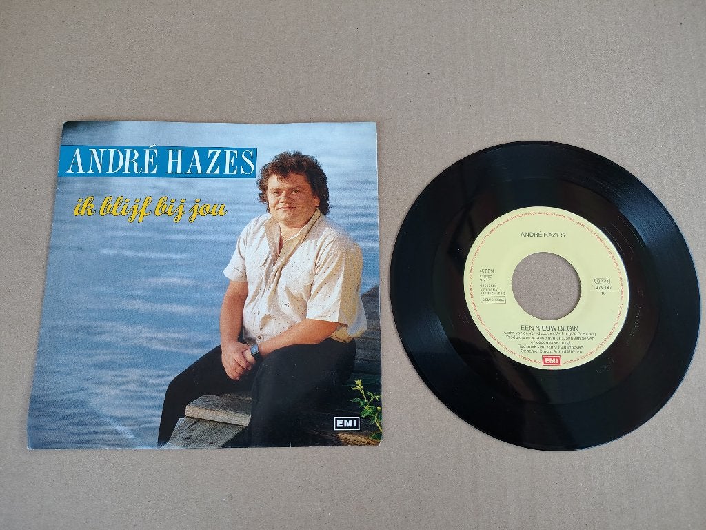 7" Single: Andre Hazes - Ik Blijf Bij Jou (1990), Cd's en Dvd's, Verzenden, Gebruikt, 7 inch, Nederlandstalig