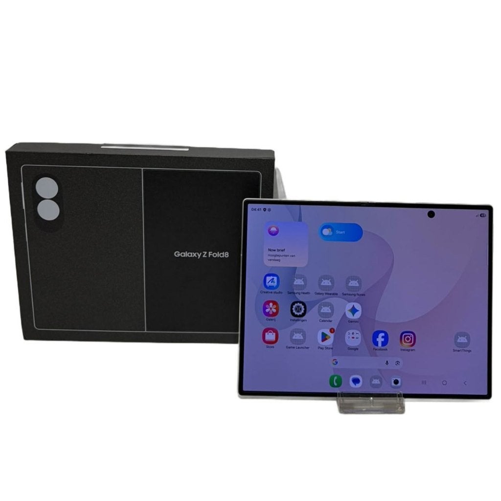 Samsung Galaxy Z Fold 8 256GB Cream ZGAN Compleet in Doos, Telecommunicatie, Zwart, Ophalen of Verzenden, Zo goed als nieuw, Android OS