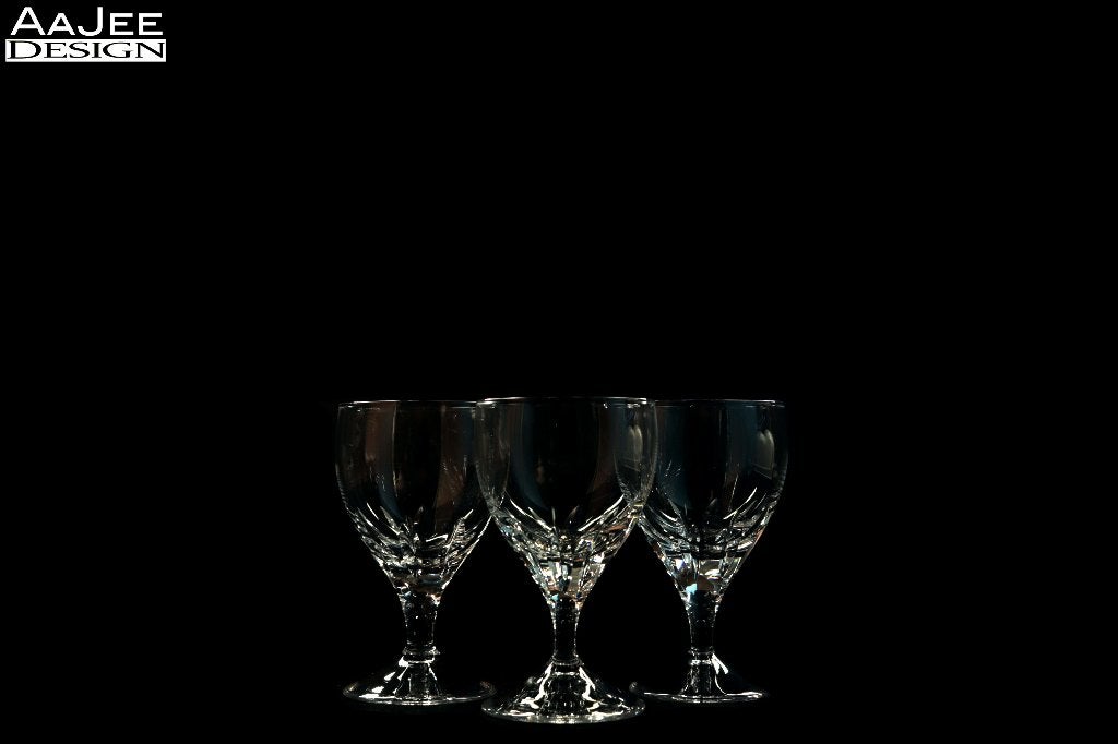 3 Royal Leerdam – Bitterglaasjes – Sylvia – Slijpsel Venus, Ophalen of Verzenden, Gebruikt, Borrel- of Shotglas