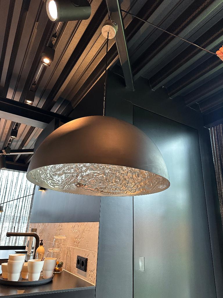 Catellani & Smith Stchu moon 02 LED Ø 60 cm hanglamp zwart, Waterstad 23, Zo goed als nieuw, Info@lightchange.nl, Ophalen