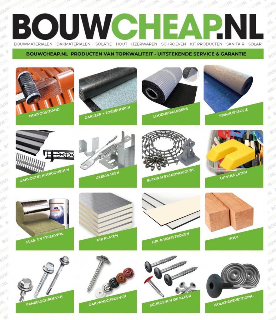 Spinvliesfolie pro 1.50x50mtr.150grams., Doe-het-zelf en Verbouw, Dakpannen en Dakbedekking, Ophalen of Verzenden, Nieuw, Overige materialen