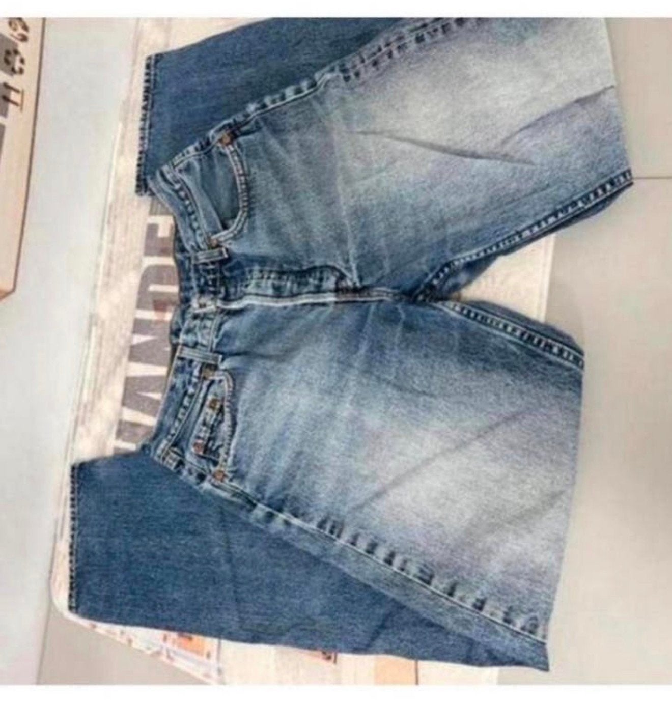 Levi's levis 518 low waist dames spijkerbroek W32 L34 32-34, Blauw, Ophalen of Verzenden, Zo goed als nieuw, H