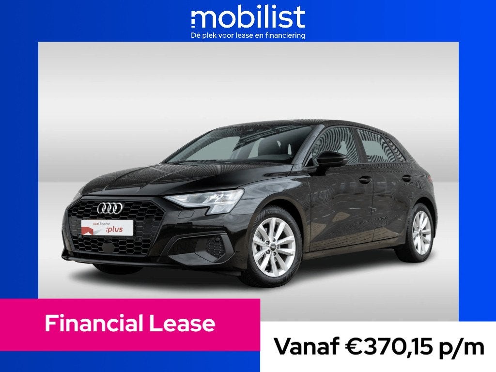 Audi A3 Sportback 30 TFSI 110PK Pro Line (bj 2024), Gebruikt, Zwart, Origineel Nederlands, Bedrijf