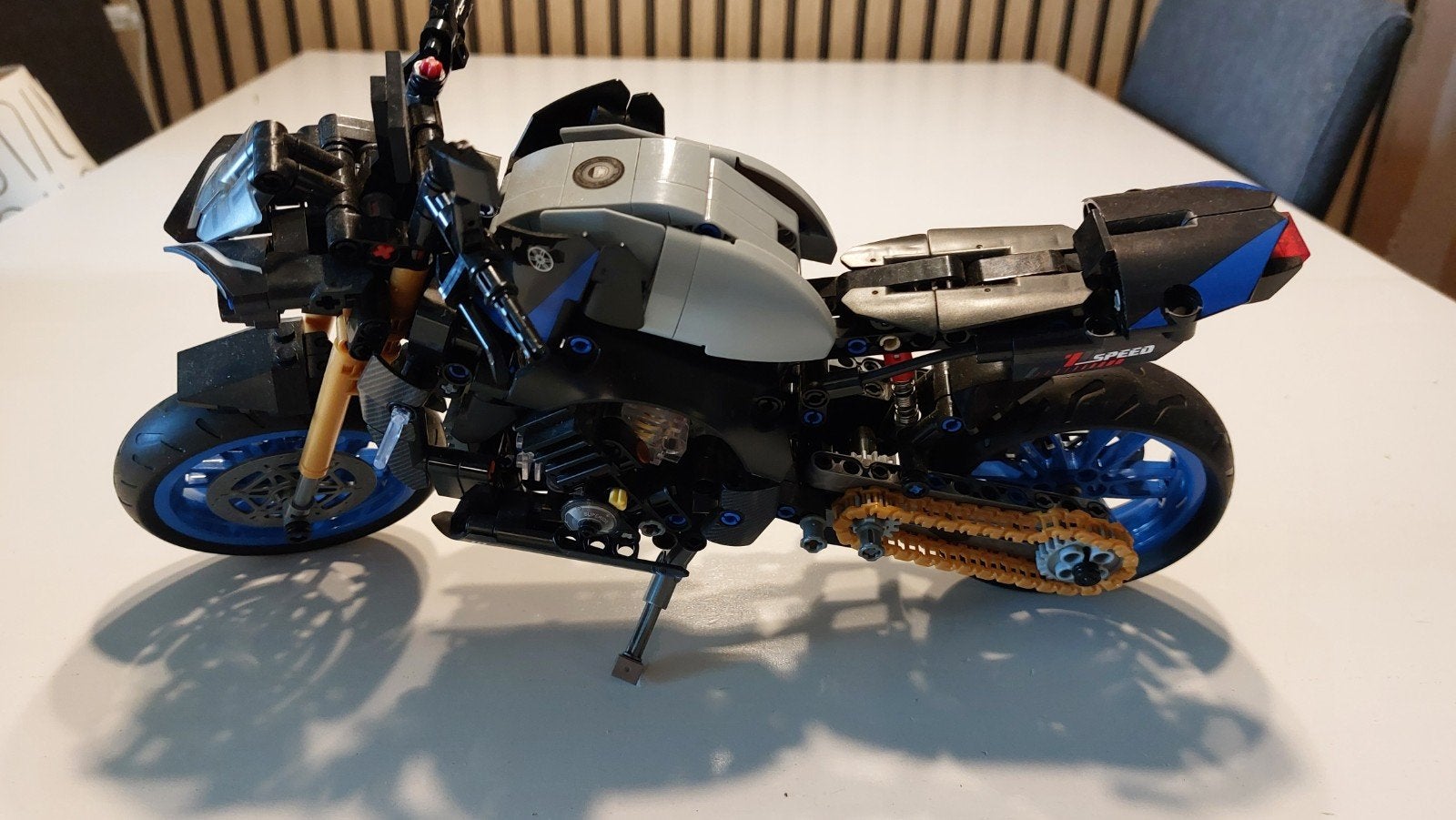 Bouwset Yamaha MT-10 SP Motorfiets, geen echte Lego - Geen, Kinderen en Baby's, Ophalen, Gebruikt, Overige merken