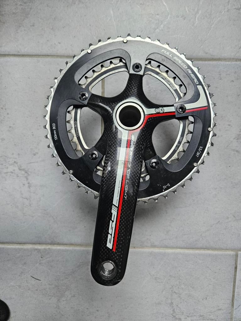 Fsa K-force light carbon crankstel, Fietsen en Brommers, Fietsonderdelen, Ophalen of Verzenden, Zo goed als nieuw, Crankstel of Pedalen