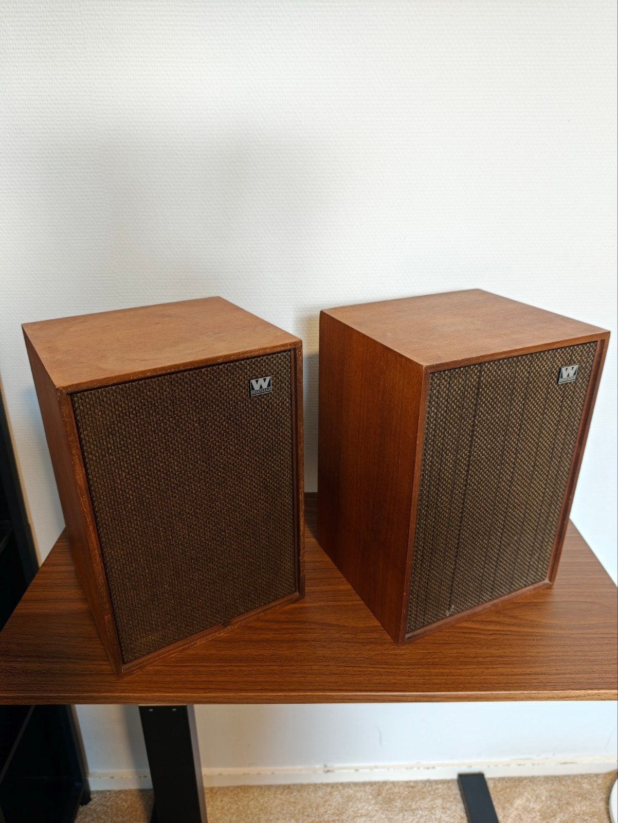 Wharfedale Denton speakers - Vintage geluidskwaliteit, Ophalen of Verzenden, Gebruikt, Front, Rear of Stereo speakers, Overige merken