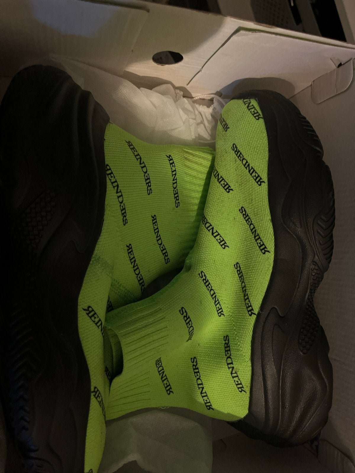 Reinders Sneakers Maat 39 Neon Groen, Ophalen, Nieuw, Groen, Sneakers of Gympen