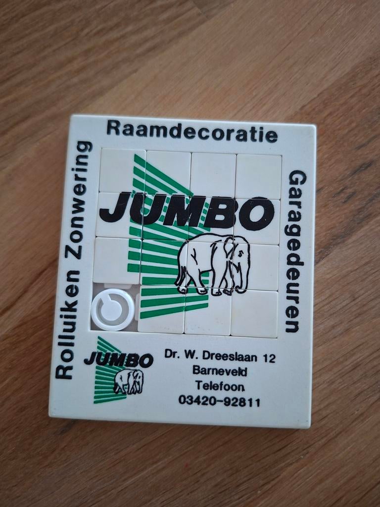 Jumbo Schuifpuzzel - Raamdecoratie Garagedeuren, Verzamelen, Ophalen of Verzenden