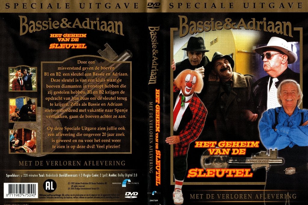 Bassie & Adriaan, Het geheim van de sleutel, Alle leeftijden, Ophalen of Verzenden, Zo goed als nieuw