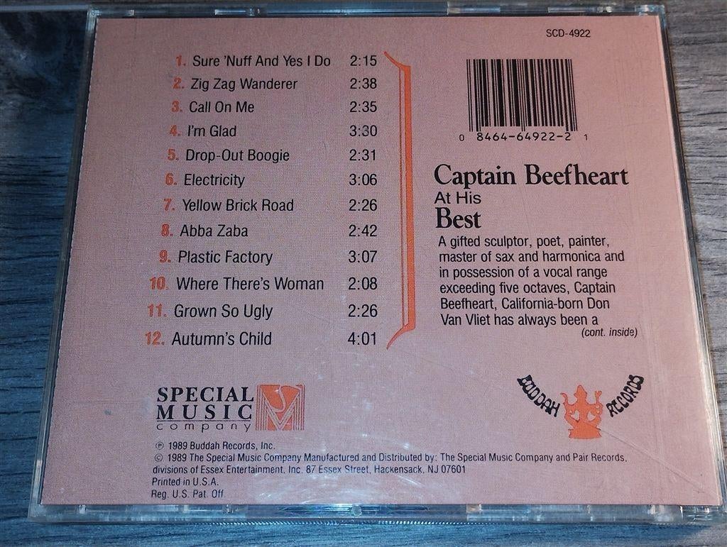 Captain Beefheart - At His Best, Ophalen of Verzenden, 1980 tot heden, Zo goed als nieuw, Jazz