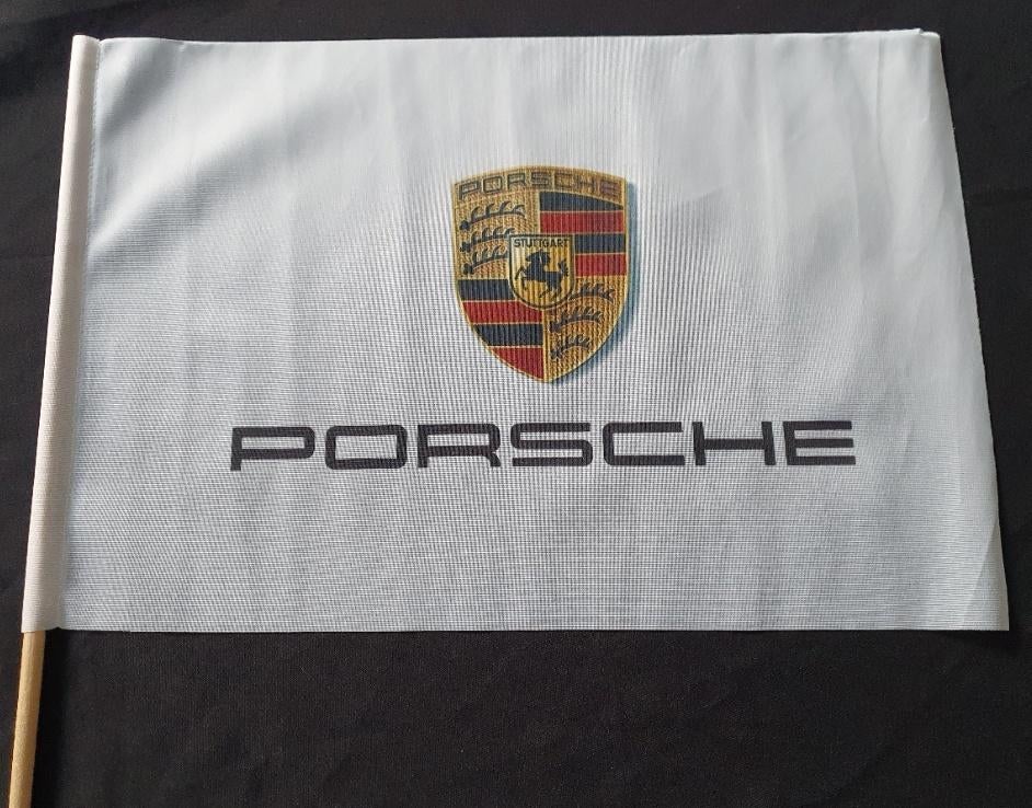 Porsche vlag, Verzamelen, Verzenden, Zo goed als nieuw, Auto's