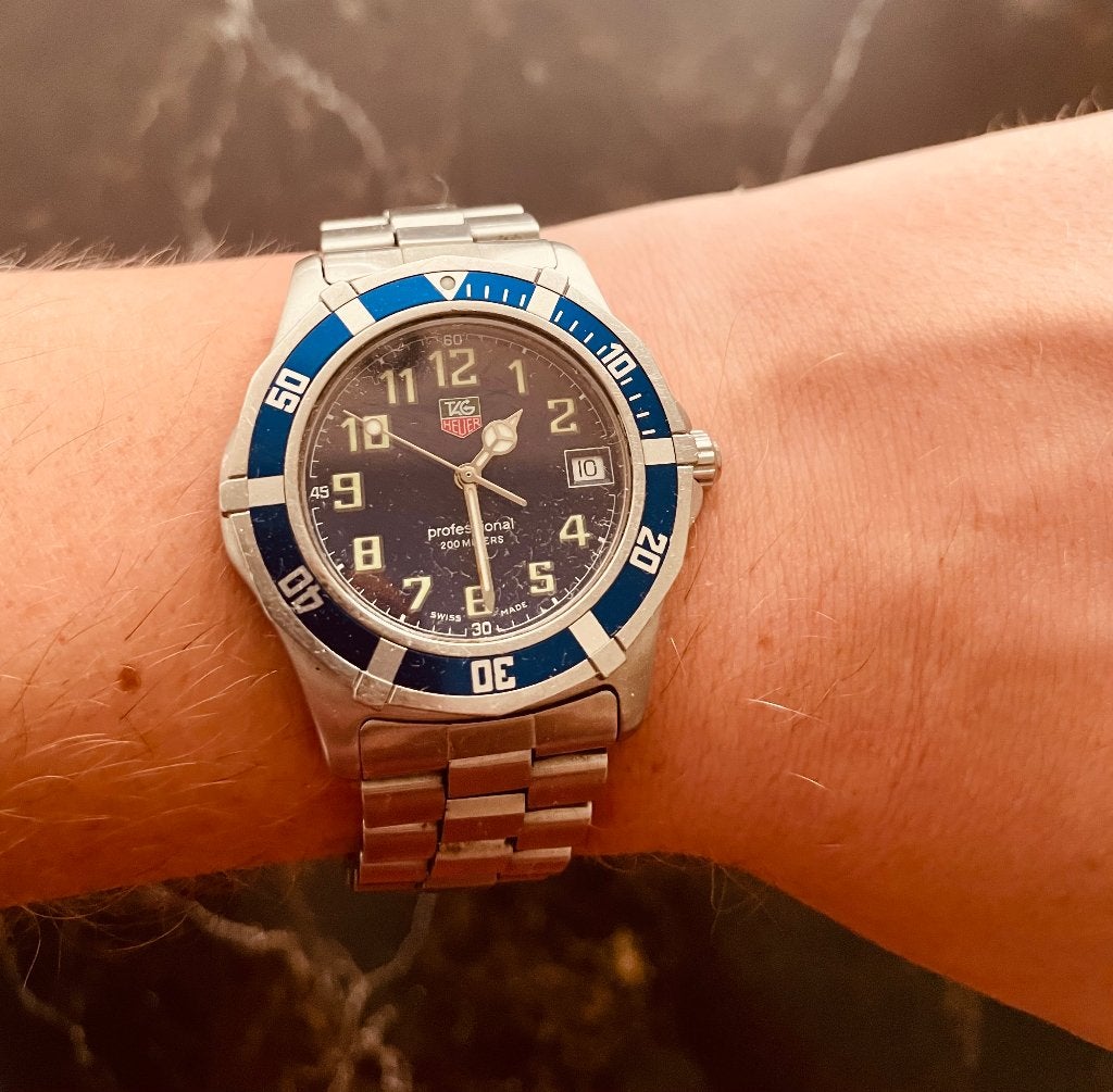 Tag Heuer 2000 series, Sieraden, Tassen en Uiterlijk, Horloges | Heren, Zo goed als nieuw, Polshorloge, TAG Heuer, Staal, Staal