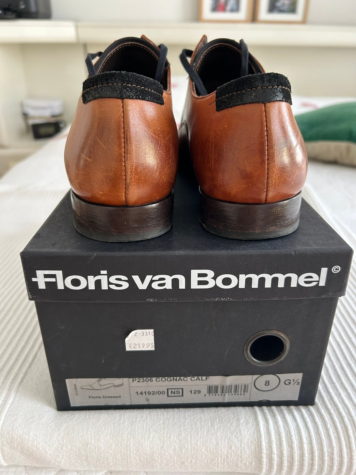 Floris van bommel maat 42 8 G1/2, Kleding | Heren, Schoenen, Bruin, Ophalen of Verzenden, Zo goed als nieuw, Veterschoenen