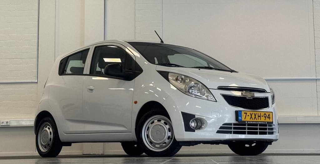 Chevrolet Spark 1.0i 16V LE 2e Eigenaar Airco Garantie, Auto's, Voorwielaandrijving, Stof, Gebruikt, Zwart
