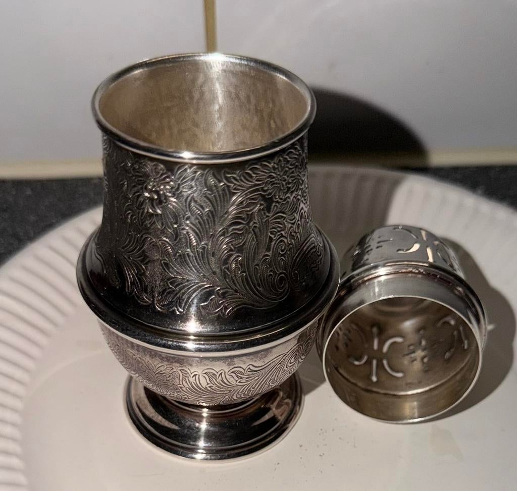 Luxe Antieke Engelse Suikerstrooier - Barker Ellis, Ophalen of Verzenden, Zilver
