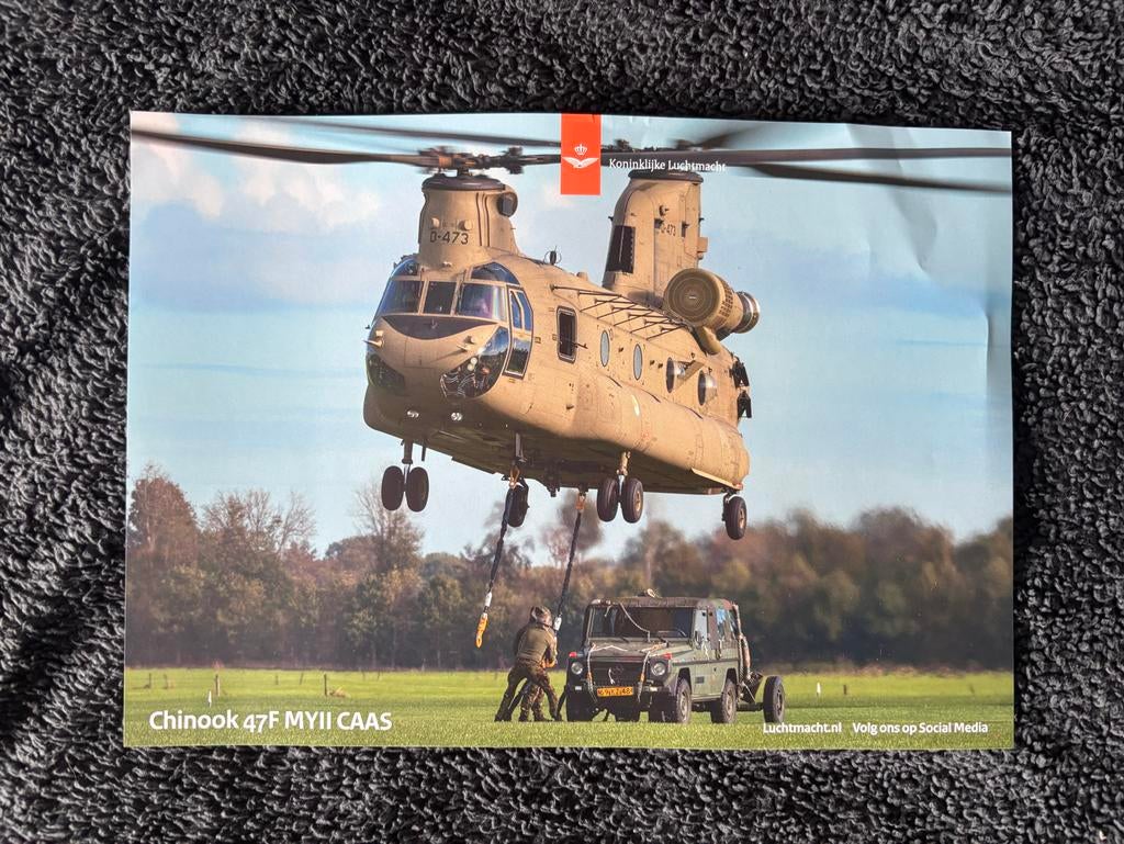 Chinook CH-47F MYII CAAS Koninklijke Luchtmacht, Ophalen of Verzenden, Zo goed als nieuw, Algemeen
