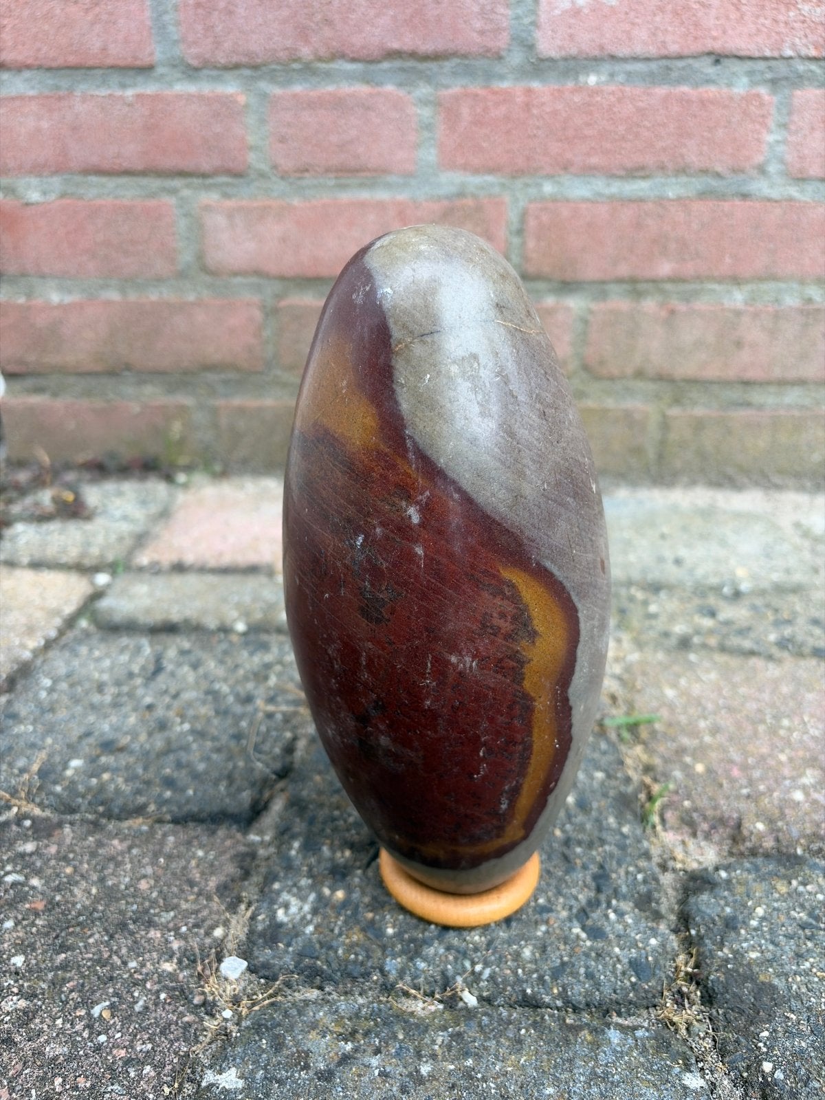 Grote Shiva Lingam Steen - 2.54 kg, Ophalen of Verzenden, Gebruikt, Overige typen, Hindoeïsme