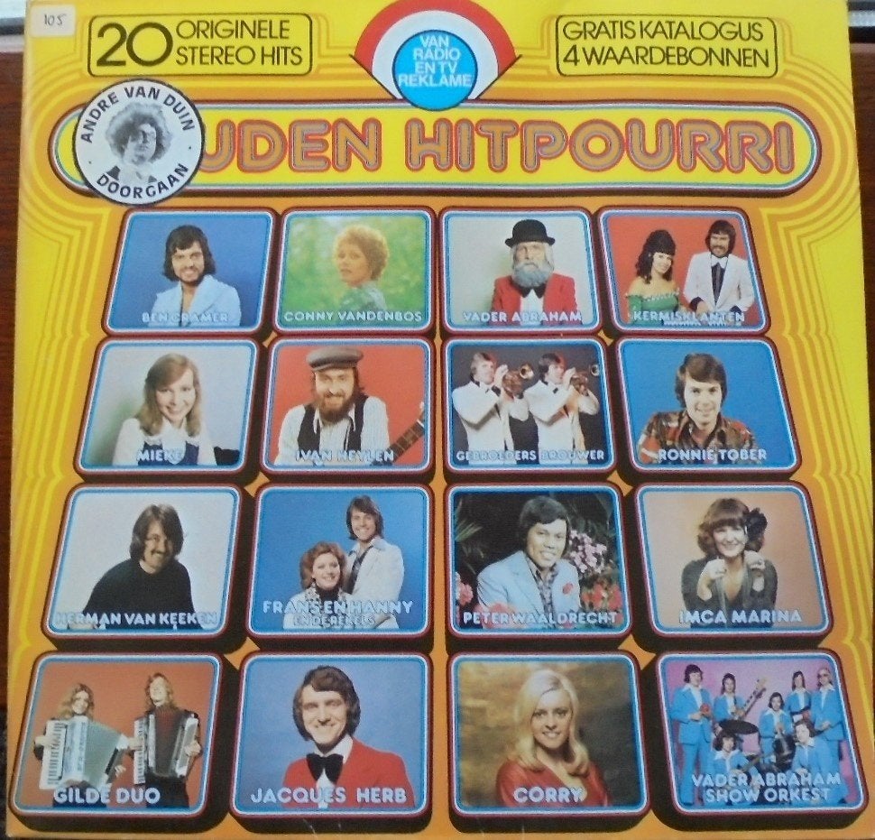 LP Gouden Hitpourri - Diverse Artiesten, Cd's en Dvd's, Vinyl | Nederlandstalig, LP, Verzenden, Zo goed als nieuw, Pop