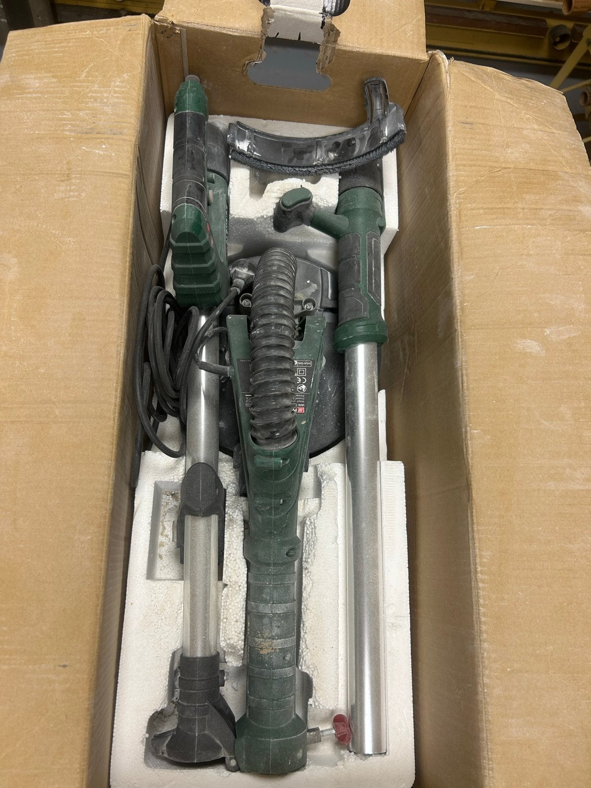 Parkside Stuc Schuurmachine PWDS 920 A1 - Drywall Sander, Ophalen of Verzenden, Gebruikt, 600 tot 1200 watt, Overige typen
