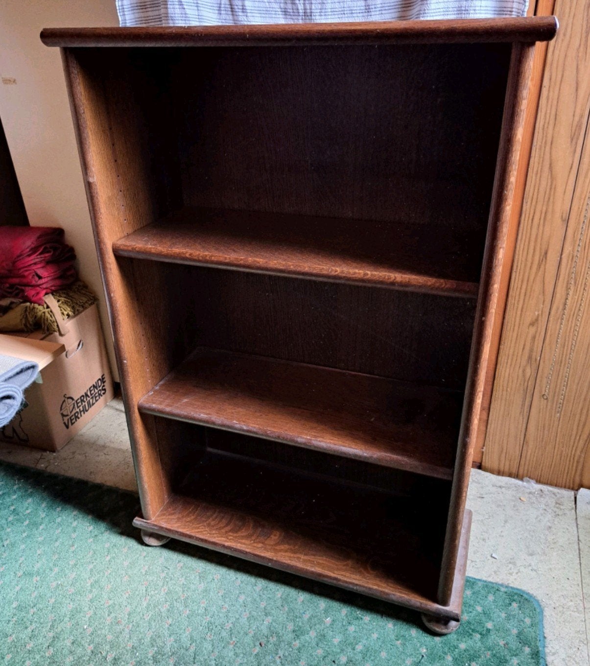 legkas boekenkast eikenhout, Ophalen, Met plank(en), 100 tot 150 cm, Eikenhout