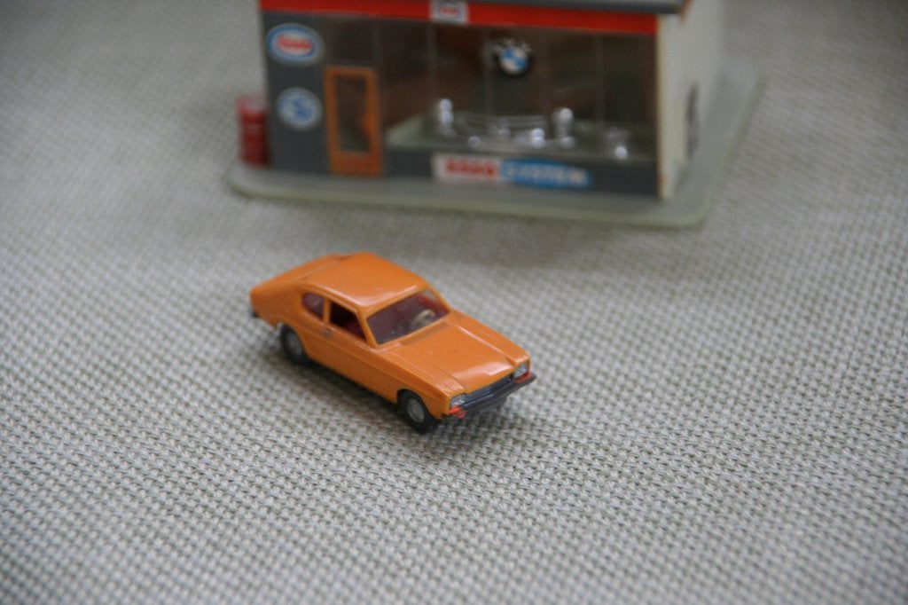 WIKING 1:87, Ford Capri oranje (25), Hobby en Vrije tijd, Modelauto's | 1:87, Ophalen of Verzenden, Zo goed als nieuw, Auto, Wiking