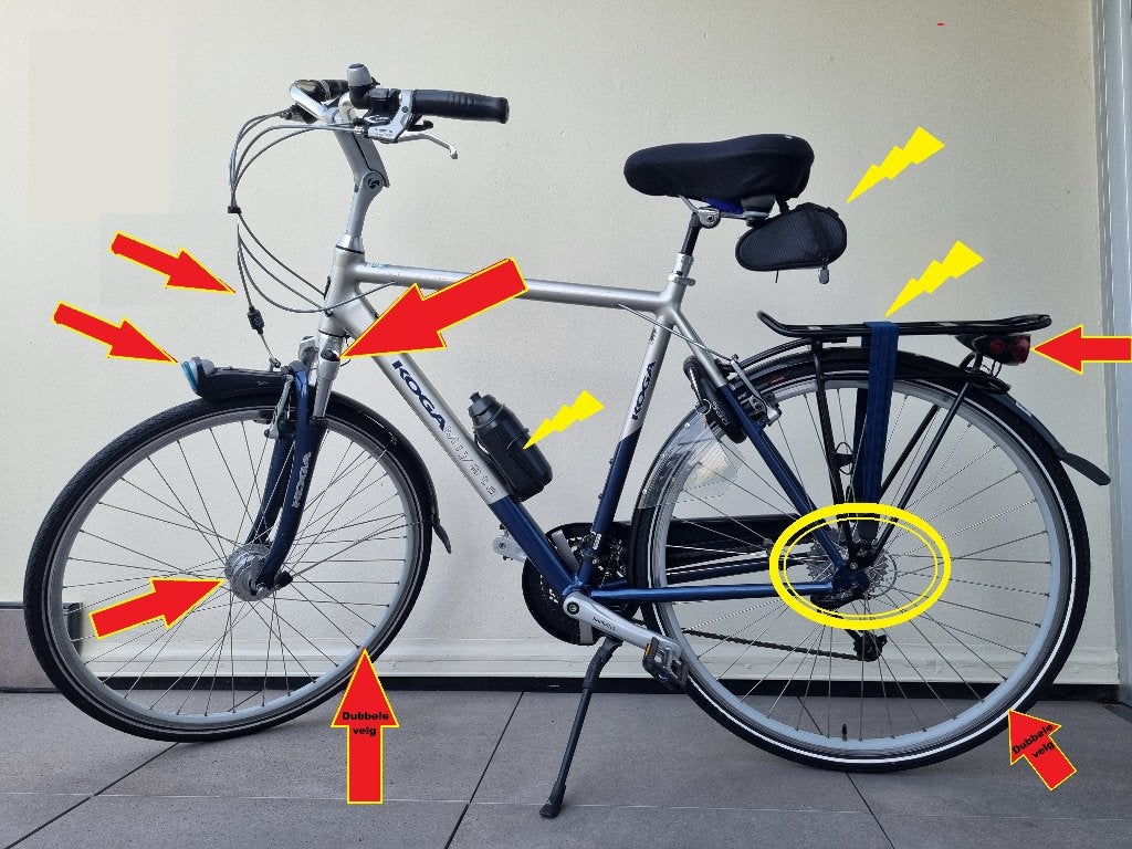 Comfortabele Kwaliteits-Koga Miyata   ADVANCE(!)  24 versnel, Gebruikt, Velgrem, Versnellingen, 57 tot 61 cm