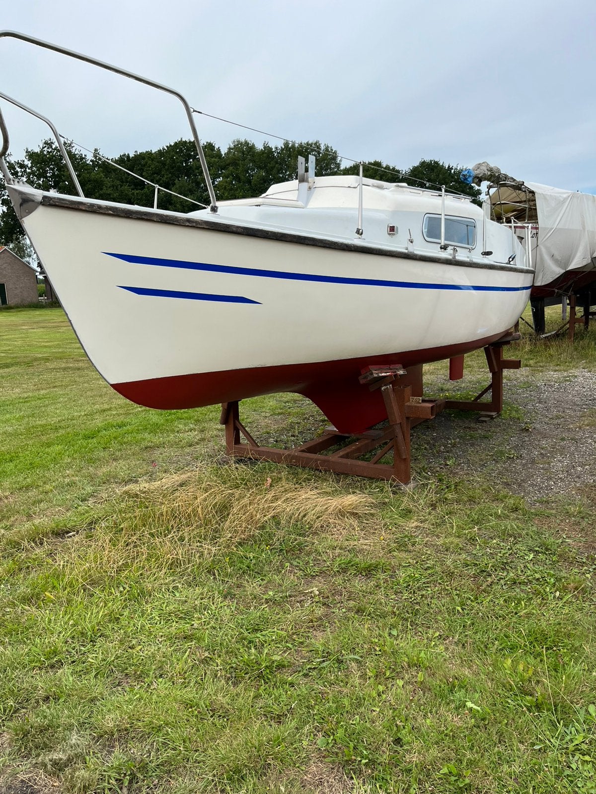 Compromis 720 mast erop en zeilen maar, Ophalen, 70 cm, Tourjacht of cruiser, 6 pk