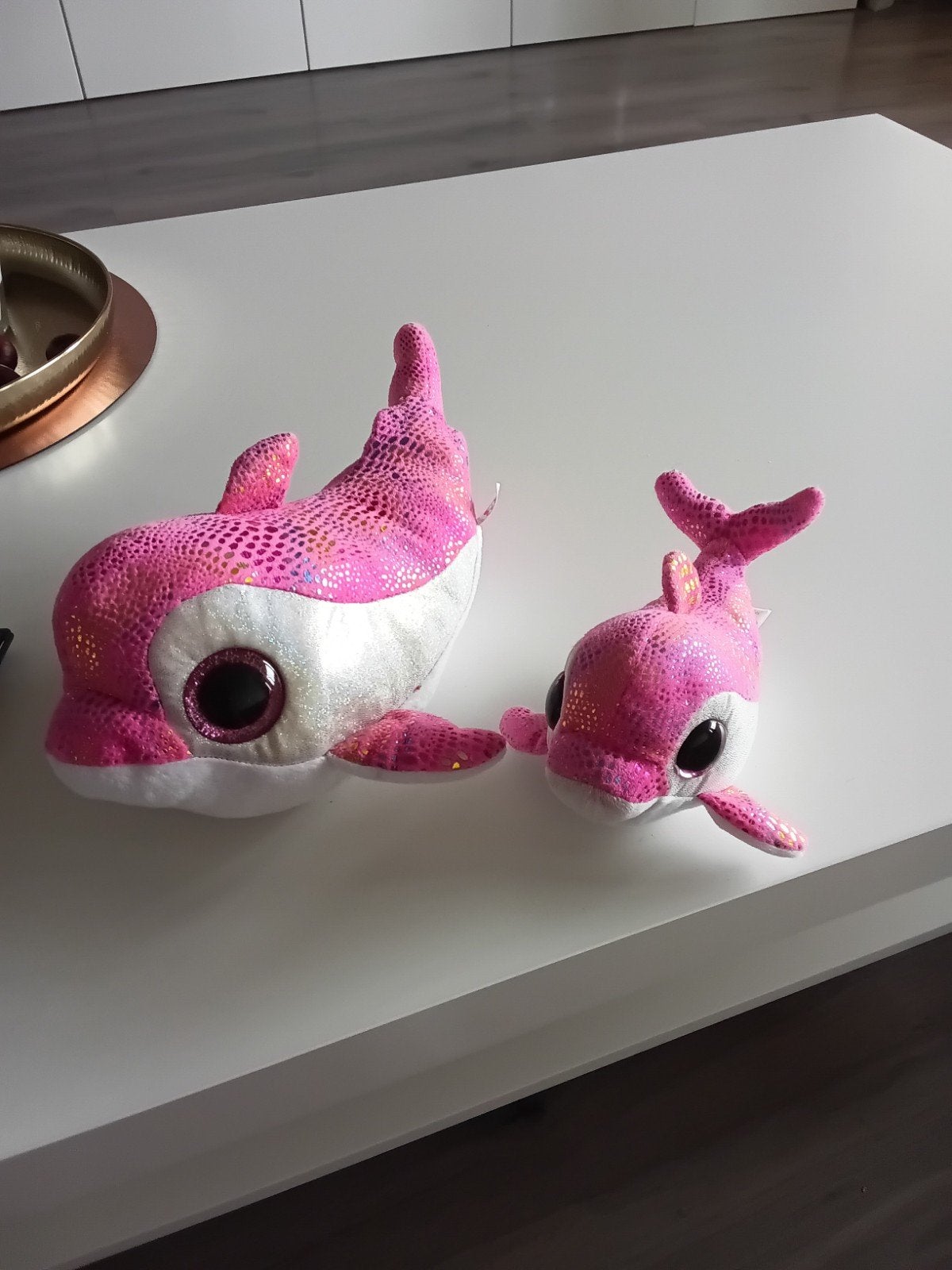 ty roze dolfijnen knuffels, Ophalen, Gebruikt, Overige typen, Met label
