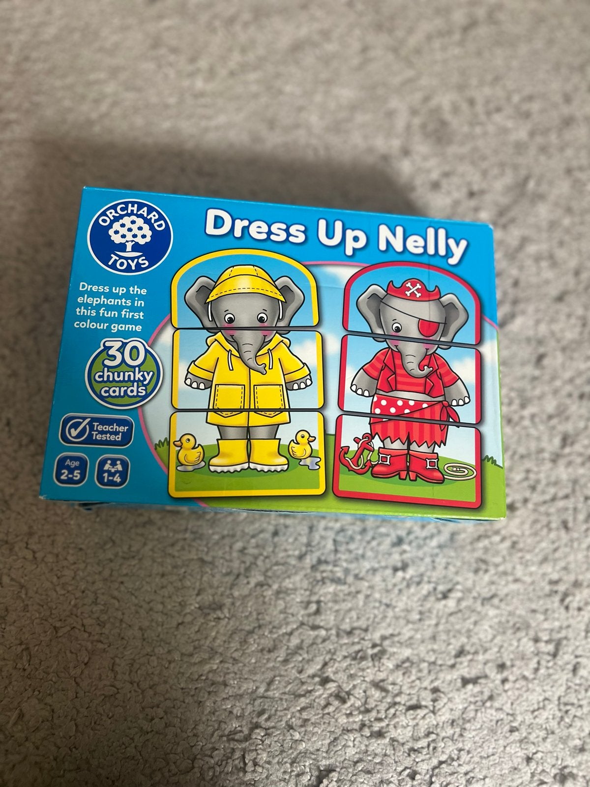 Orchard Toys Dress Up Nelly Puzzel - Olifanten Aankleedspel, Kinderen en Baby's, Ophalen of Verzenden, 10 tot 50 stukjes, Zo goed als nieuw