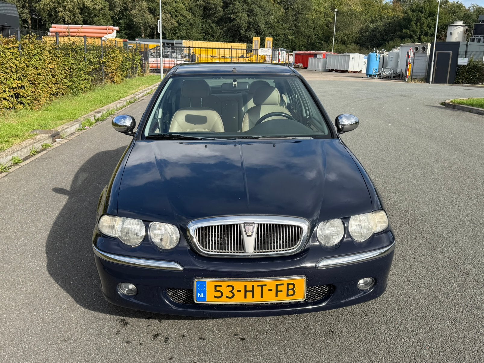 Rover 45 1.8 SDN 2001 Blauw, Auto's, Voorwielaandrijving, Beige, Blauw, 1796 cc