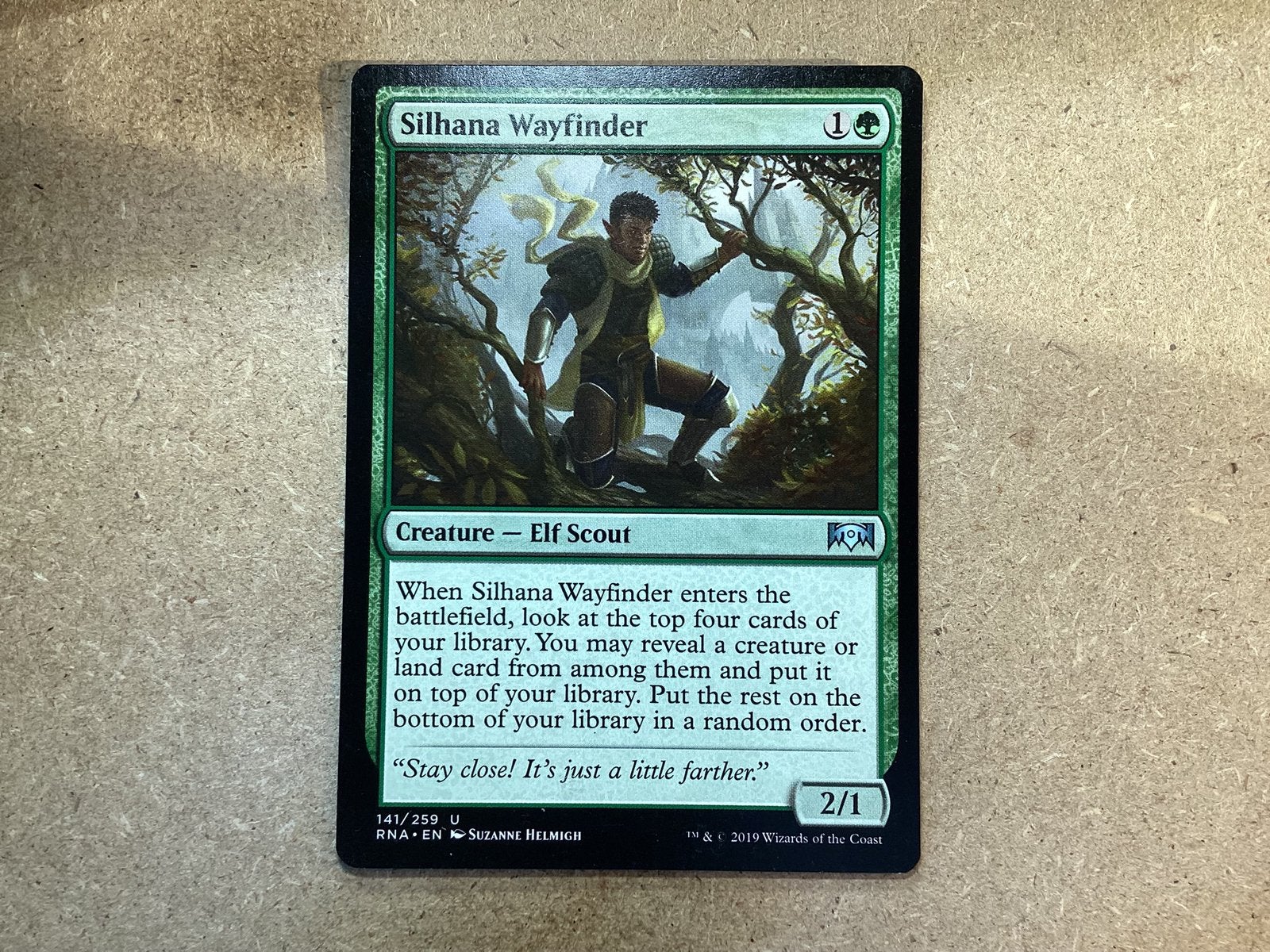 1x Silhana Wayfinder [141/259] (Excellent), Ophalen of Verzenden, Zo goed als nieuw, Losse kaart