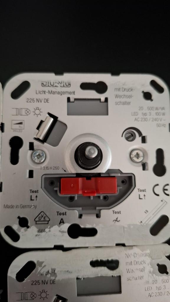 JUNG LED‑dimmers – set van 5 stuks, Ophalen of Verzenden, Zo goed als nieuw