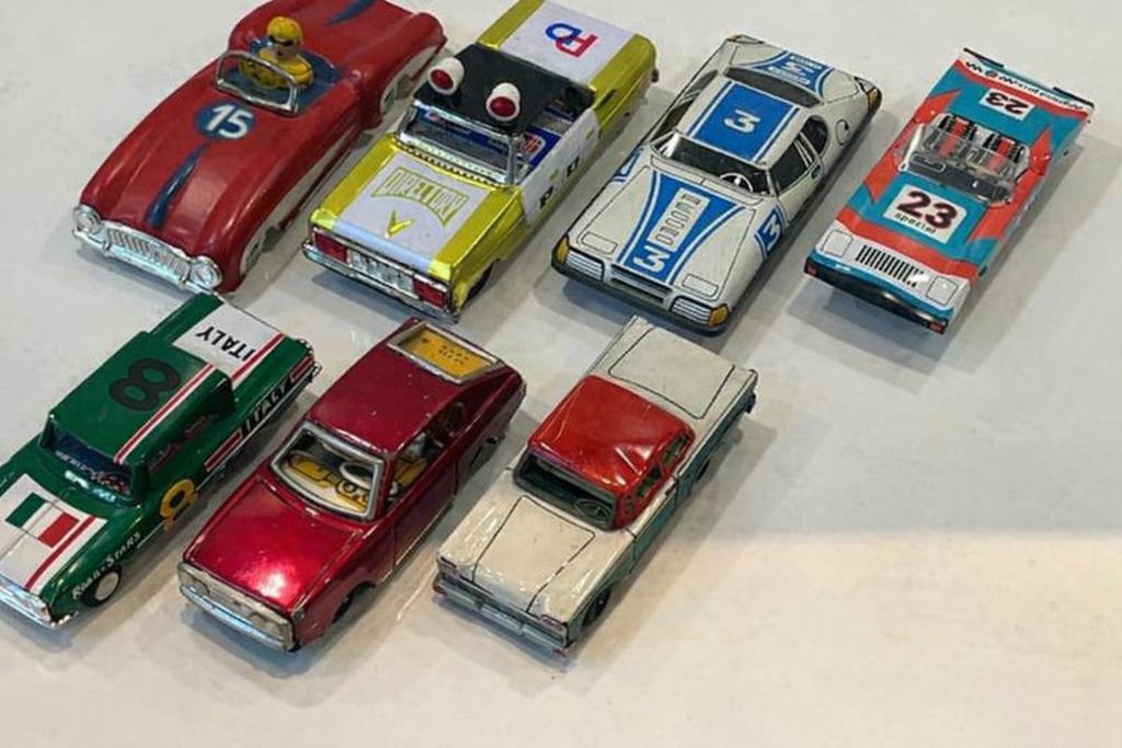 Vintage blikken speelgoed modelauto’s – Japan, DDR en China, Antiek en Kunst, Antiek | Speelgoed, Verzenden