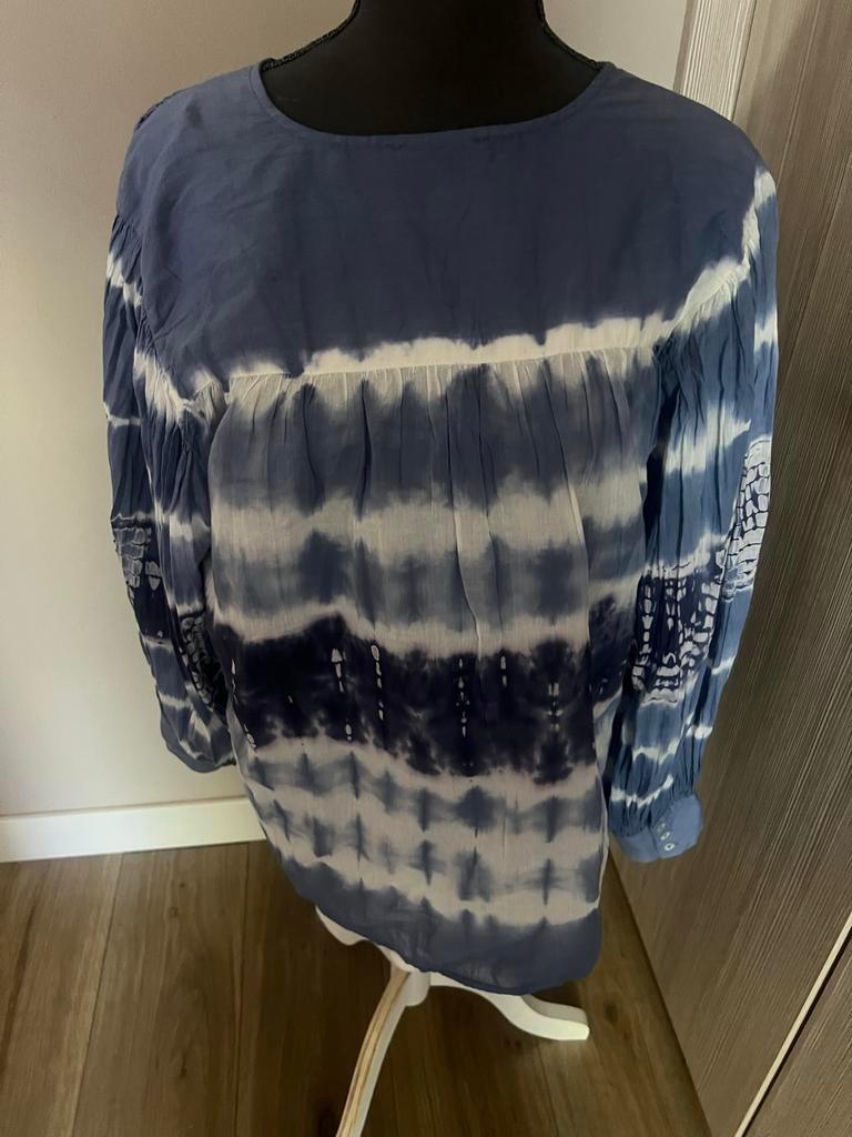 MKT Studio Tie-Dye Blouse - Maat 42 (L) Nieuw, Kleding | Dames, Ophalen of Verzenden, Nieuw, Maat 42/44 (L), Blauw