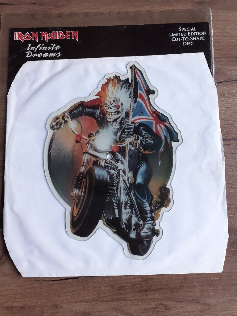 Iron Maiden - Infinite Dreams Special edition shape, Ophalen, LP, Heavy metal, Gebruikt