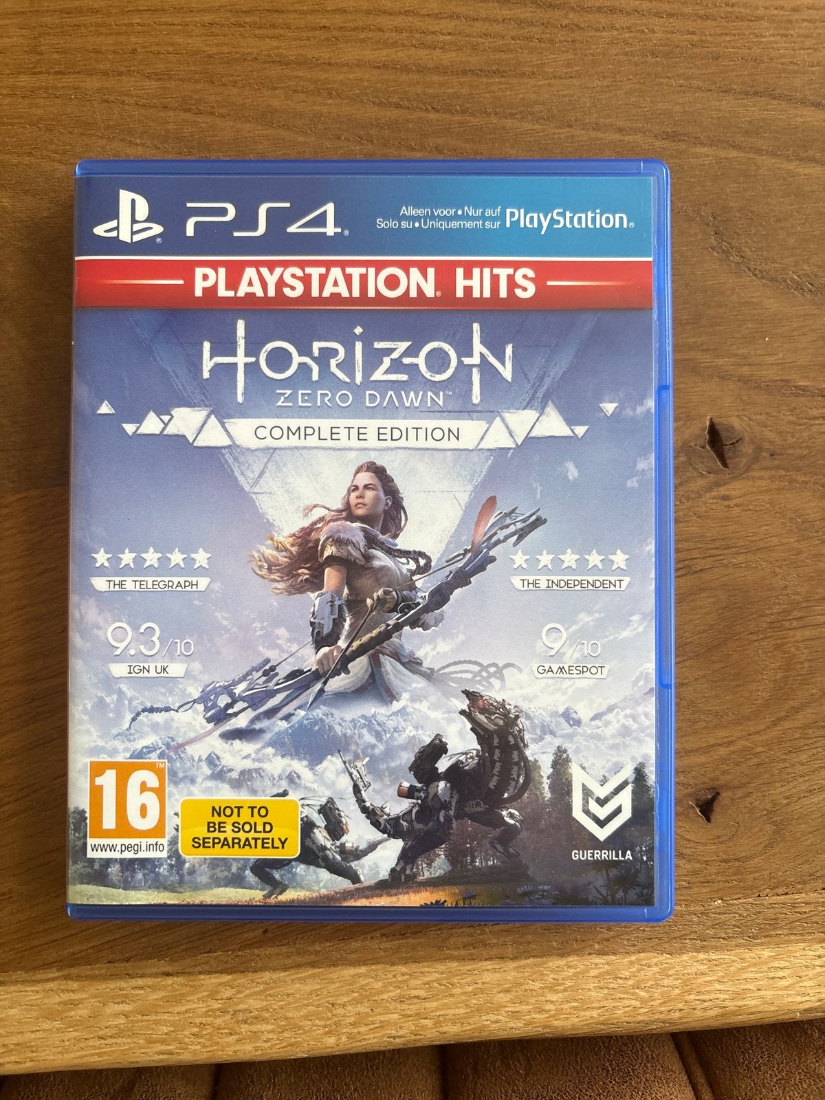 Horizon Zero Dawn Complete Edition PS4 (PlayStation Hits), 1 speler, Ophalen of Verzenden, Zo goed als nieuw, Role Playing Game (Rpg)