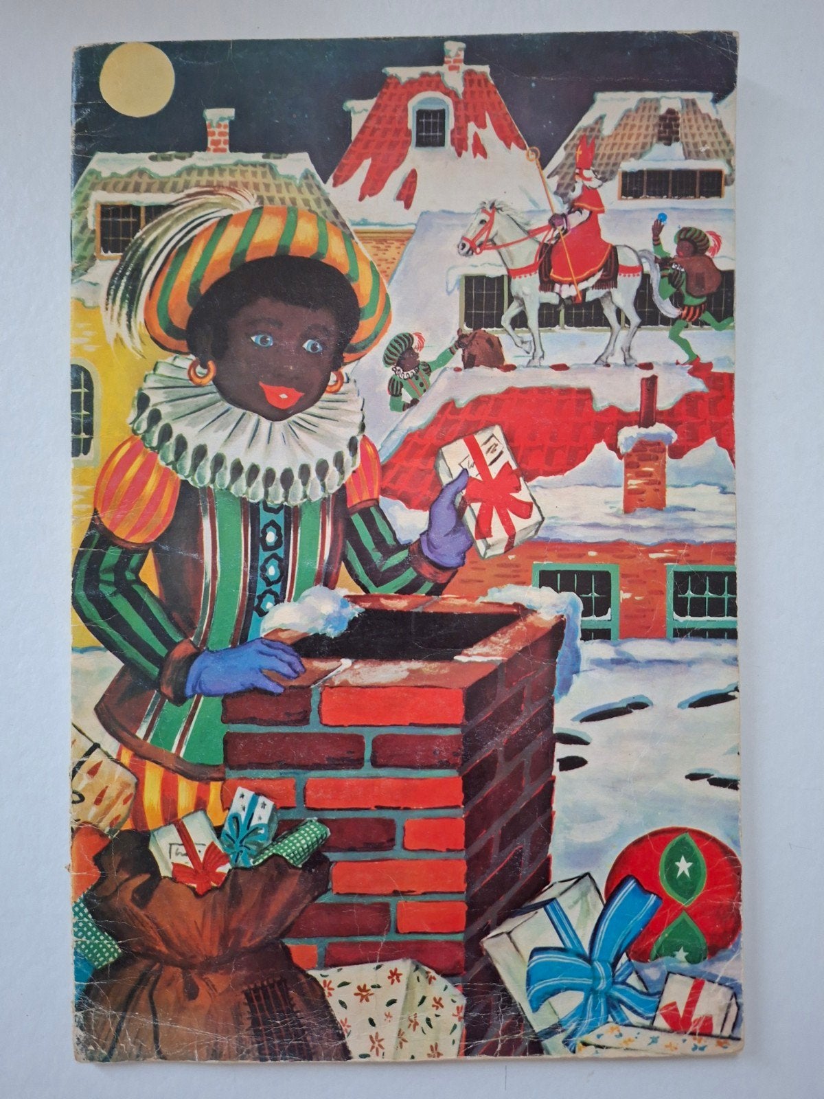 oud Sinterklaas en pieten boek., Ophalen of Verzenden, Gebruikt