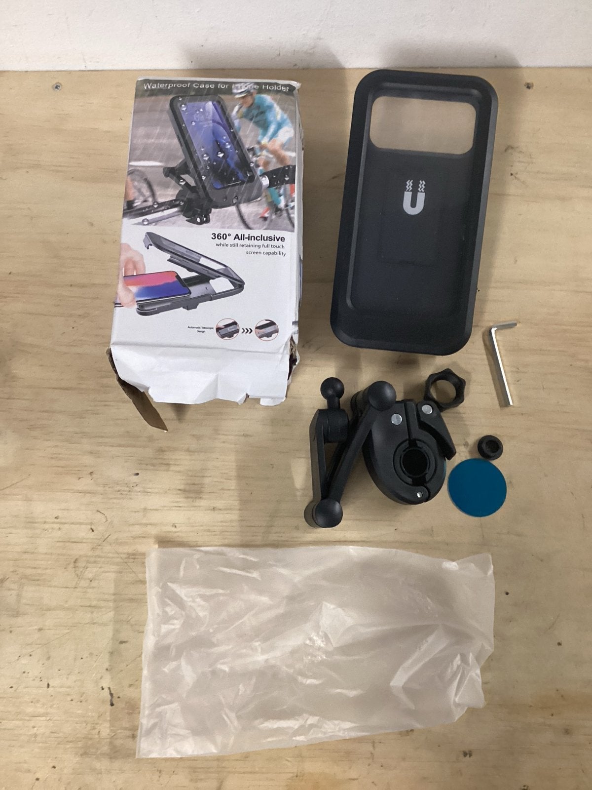 Waterdichte telefoonhouder voor fiets motor, Verzenden, Nieuw